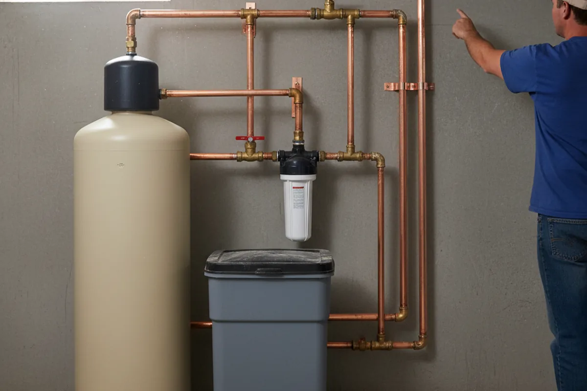 Whole-house water treatment system installed in Albertson